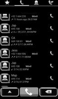 THEME SWIPE DIALER SILVER GLAS capture d'écran 1
