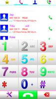 THEME SWIPE DIALER CRAZY COLORS WHITE poster