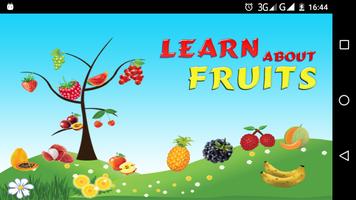 Learn About Fruits الملصق
