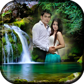 Waterfall Collage Photo Editor Zeichen