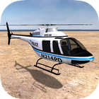 Police Helicopter On Duty 3D 아이콘