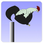 rooster flying game আইকন