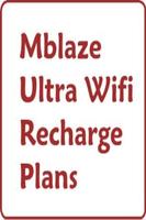 Mblaze Ultra Wifi Plans تصوير الشاشة 1