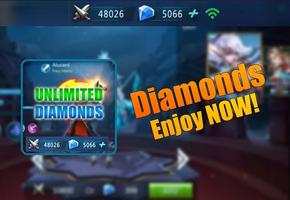 Instant mobile legends free diamond Daily Rewards Ekran Görüntüsü 1