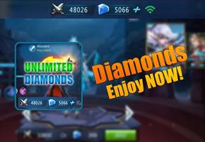 Instant mobile legends free diamond Daily Rewards 截图 1