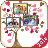 Baum Familie Bilderrahmen 2018 Zeichen