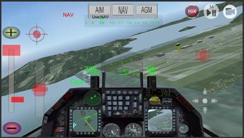 F16 simulation capture d'écran 1