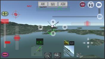 برنامه‌نما F16 simulation عکس از صفحه