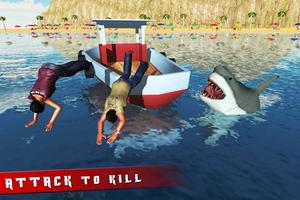 Angry Shark Simulator Game 3D Ekran Görüntüsü 2