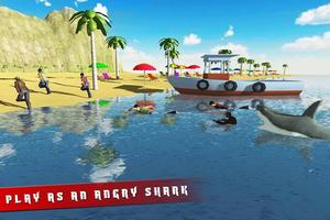 Angry Shark Simulator Game 3D Ekran Görüntüsü 3