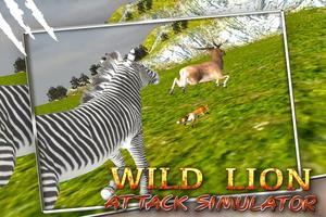 Wild Lion Attack Simulator 3D screenshot 2
