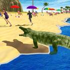 Angry Crocodile Attack Sim 3D icône
