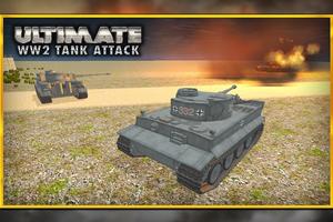 Ultimate WW2 Tank War Sim 3D Affiche