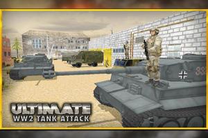 Ultimate WW2 Tank War Sim 3D capture d'écran 2