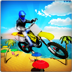 Crazy Beach Bike Stunts Sim 3D icône