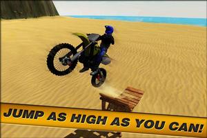 Crazy Beach Bike Stunts Sim 3D capture d'écran 2