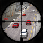 City Traffic Sniper Shooter 3D icône