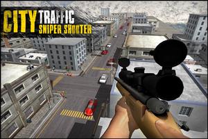 City Traffic Sniper Shooter 3D Affiche