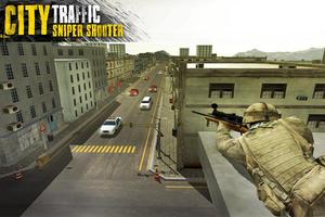 City Traffic Sniper Shooter 3D Ekran Görüntüsü 2