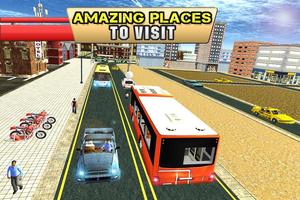 City Tour Bus Coach Driver 3D ảnh chụp màn hình 2