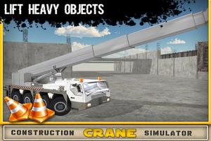 Construction Crane Simulator Affiche