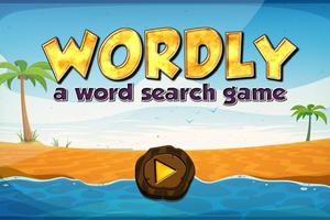 Wordly! Um jogo Word Search Cartaz