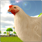 Crazy Chicken Simulator 3D icône