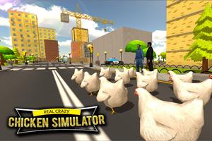 Crazy Chicken Simulator 3D capture d'écran 1