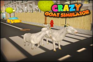 Crazy Goat Simulator 3D Affiche
