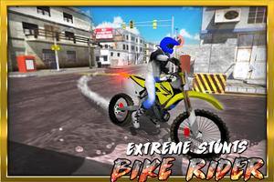 Ekstremalne Stunts Bike Rider plakat