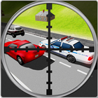 Sniper Traffic Road Hunter 3D Zeichen