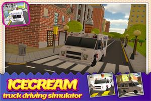 IceCream Delivery Truck Sim 3D Affiche
