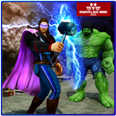 Superhero Hammer Man & Incredible Green Monster APK