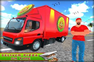 Pizza-Lieferwagen-Simulator Plakat