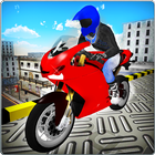 Crazy Rooftop Bike Stunts 3D icône