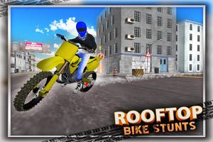 Crazy Rooftop Bike Stunts 3D poster