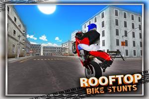 Crazy Rooftop Bike Stunts 3D ảnh chụp màn hình 1