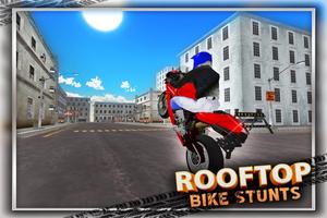 Crazy Rooftop Bike Stunts 3D screenshot 1