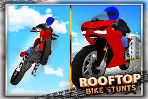 Crazy Rooftop Bike Stunts 3D capture d'écran 2