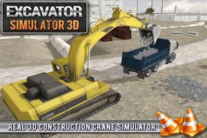 Excavator Crane Simulator 3D poster