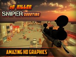 3D Killer Sniper Shooting Affiche