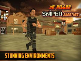 3D Pembunuh Sniper Menembak screenshot 3