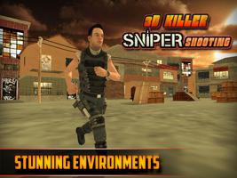 Zabójca 3D Sniper Strzelanie screenshot 3