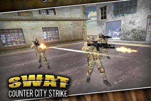 SWAT Counter City Strike 3D poster
