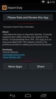 Tanzania Car Import Calculator screenshot 1