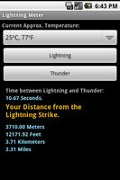 Lightning Meter Affiche
