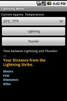 Lightning Meter captura de pantalla 1