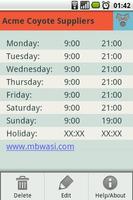 Opening Hours الملصق