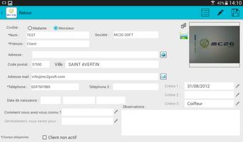 MC2G CRM - Gestion Clients screenshot 3