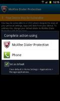 McAfee Dialer Protection capture d'écran 1